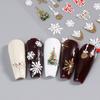 1 Sheet Christmas Pattern Art Snowflake Sticker Fine Workmanship Nail Bow Nail Art Decoration