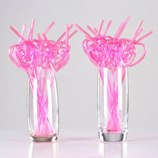 10 шт. соломинка для питья, устойчивая к укусам, гибкая, без BPA, пищевая прочность, искусственный кристалл, безопасная, здоровая соломинка для питья, подарок на вечеринку