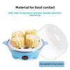 Egg Cooker Automatic Power Off Home 7 Eggs Multi-Functional Steamed Egg Custard Boiled Egg Steamer Machine Breakfast Artifact
