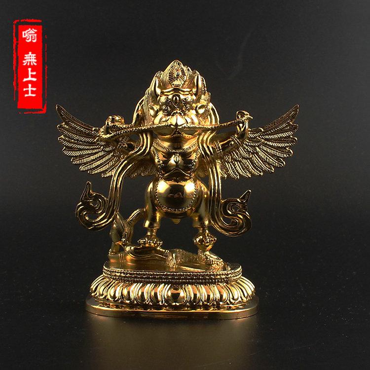 Dapeng Golden Winged Bird, Buddha Statue, Copper Alloy, Protecting The God of God, Falling Devils, Buddhist Law, Bodhisattva