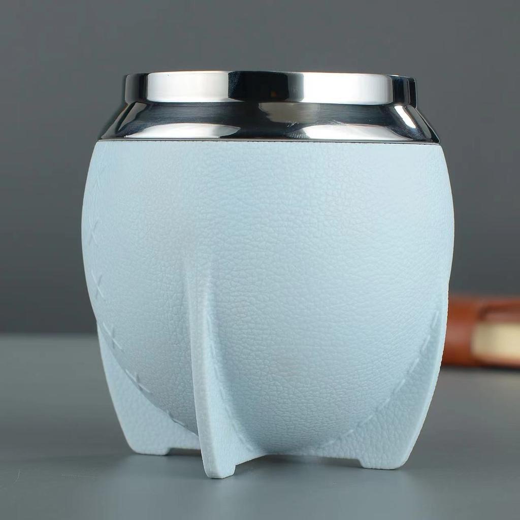 280 мл двухслойная нержавеющая сталь чашка для чая мате стакан для кофе без соломинки