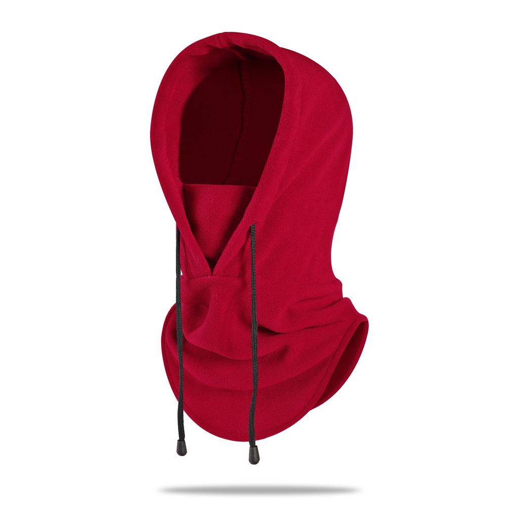Winter Men Polar Fleece Thickened Warmer Beanies Women Drawstring Full Face Mask Cover Soft Thermal Windproof Ski Balaclava Cap