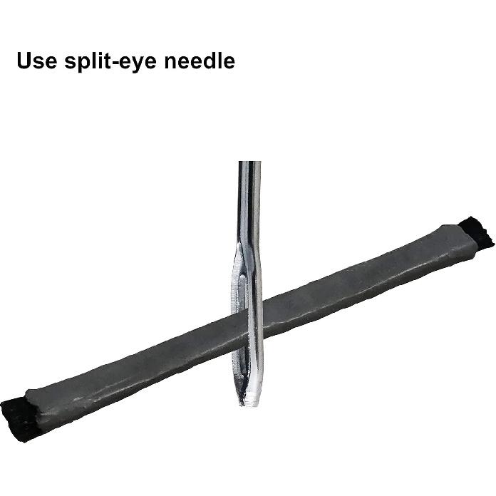 TS-4460 Vulcanizing Tire Puncture Repair Strips Tire Repair ert for Car Truck Motorcycle Bike (4", 60pcs)