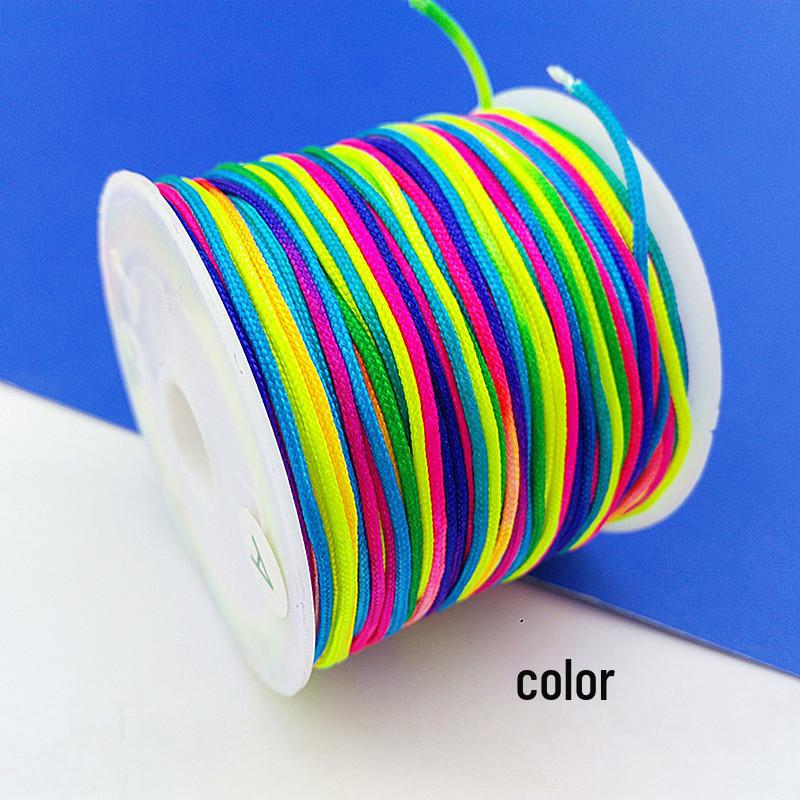 25 м DIY Рукодельная Ювелирная Веревка для Браслетов, Ножных Браслетов, Ожерелий, Нефритовая Нить и Аксессуары для Автомобиля