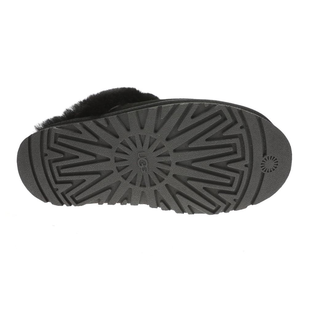 UGG Disquette Shearling Size 7 Slip-On Boots, Black, Women's, (Approx. 24.0cm), 1122550, Black.