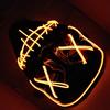 Led Light Mask Up Funny Mask The Purge Election Year Ideal For Halloween And Cosplay Events