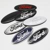 AJK1 17.5cm Car Front Rear Badge Emblem Replacement For Ford Edge Escape Fiesta Transit Ranger Roush Fusion Focus Tuning Accessory