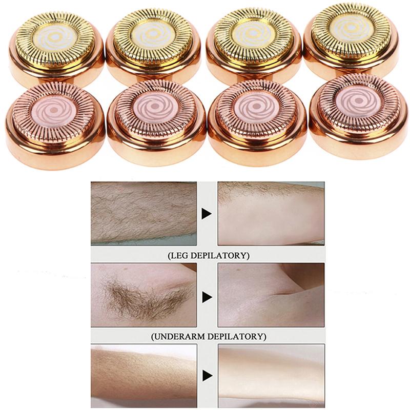 4 шт. сменные головки для удаления волос на лице для женщин безболезненный эпилятор