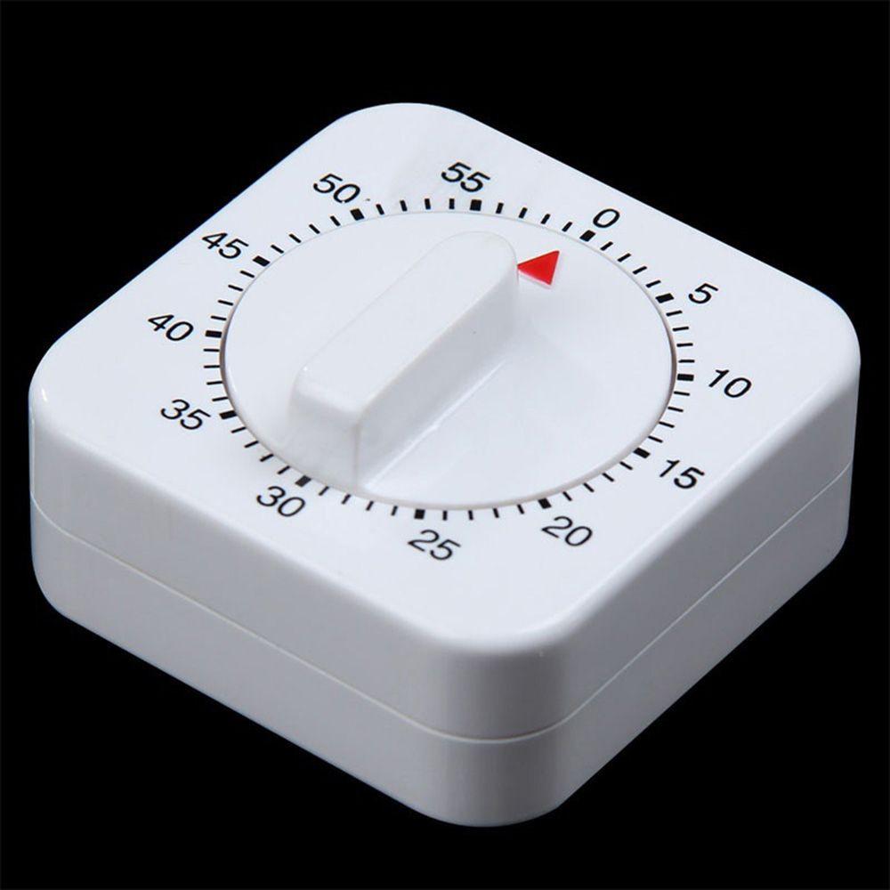 For Preparation Down Food Round Reminder White Baking 60 Minutes Kitchen Square Mechanical Timer