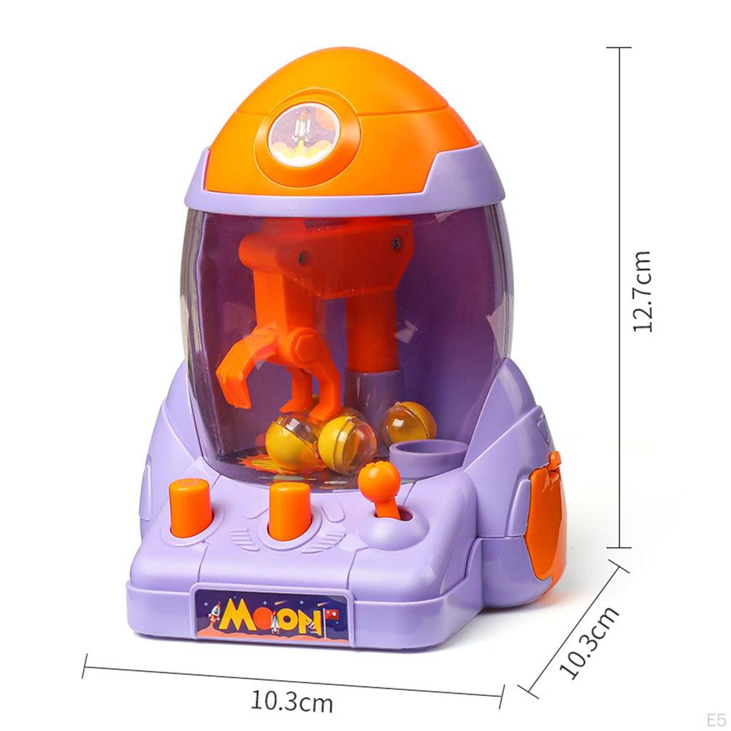Claw Machine Table Game Hand Crank Grab Doll Toy Challenge Exciting Easy To Play Prize Dispenser