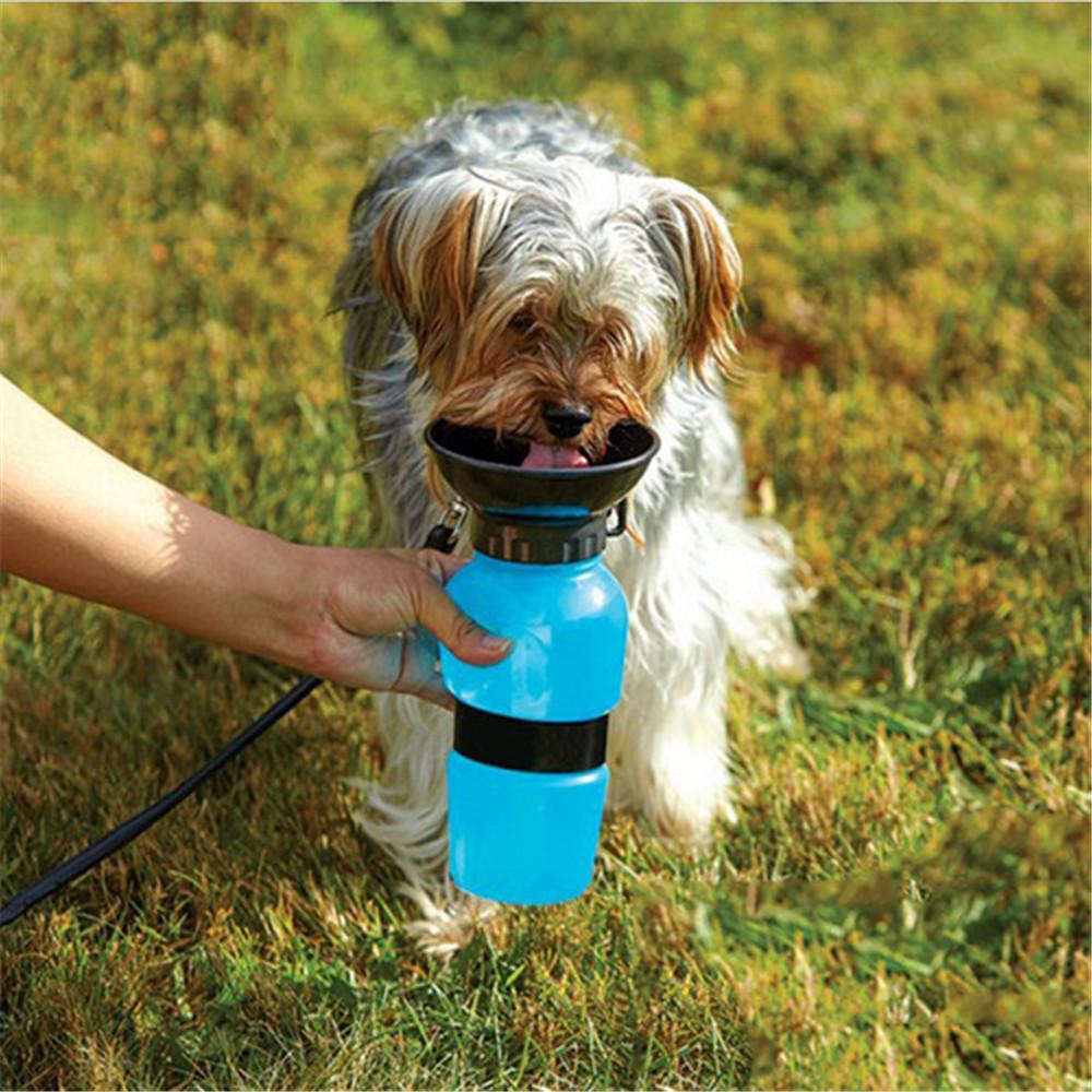 Dog Drinking Water Bottle Pet Puppy Sport Portable Travel Outdoor Feed Bowl Mug Cup Dispenser HD