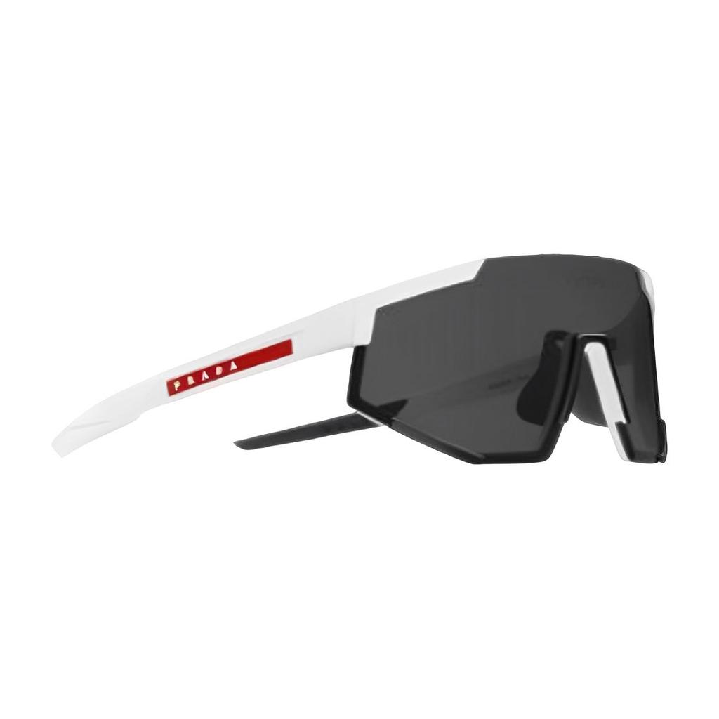 Prada Fashion Trendy Personality Cool Geometric Frame Irregular Shape Sunglasses Men sunglasses White SPS04WETWKFE06FC039