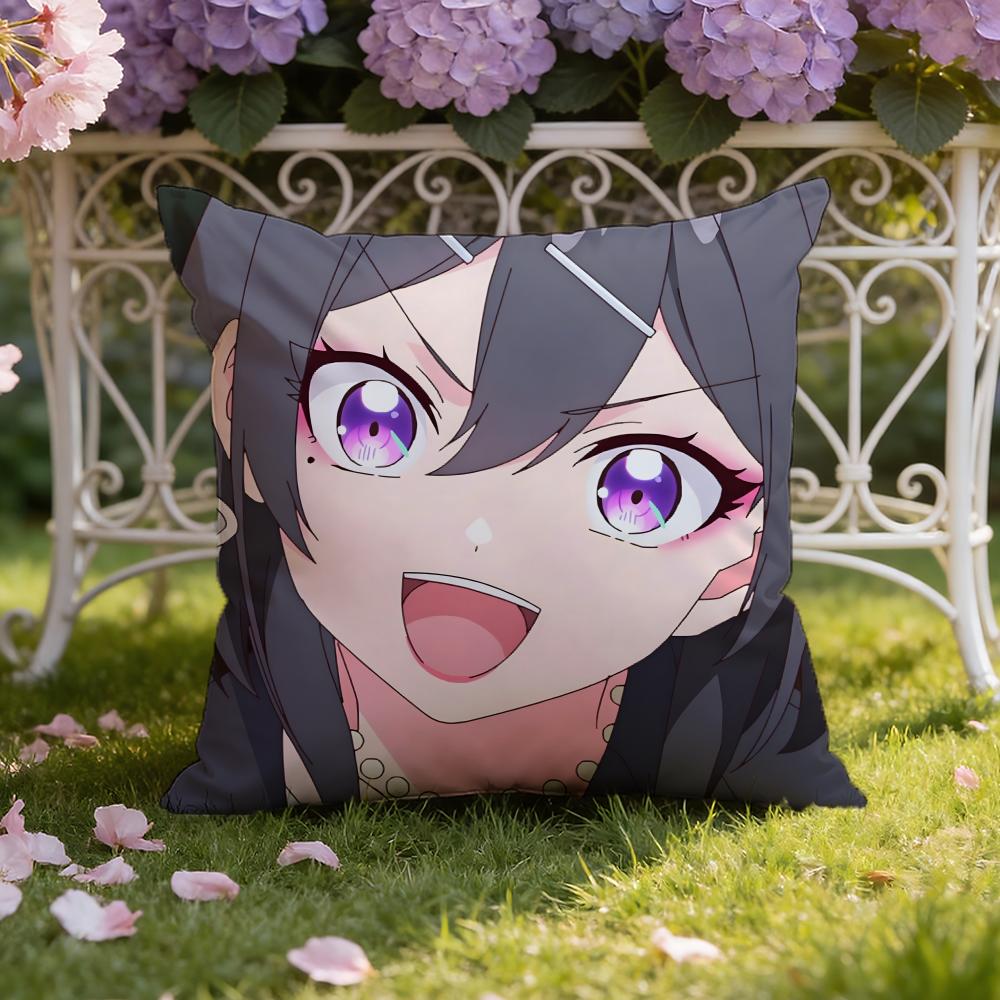 Аниме S-Сасаки и Пипс Наволочка для подушки Домашняя и автомобильная Двухцелевая наволочка: Двусторонняя конструкция для максимального комфорта