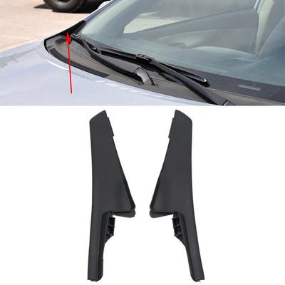 2 шт. черная накладка на уголок лобового стекла, на защелках для Toyota Corolla 2007-2013 53823-02020