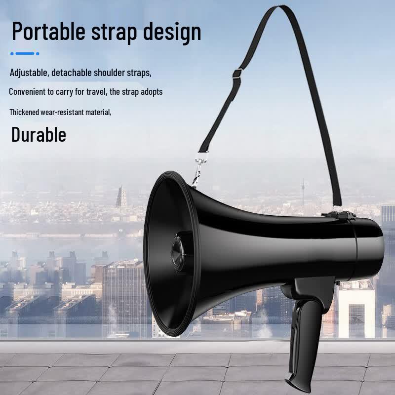 High-Power Portable Megaphone with Recording