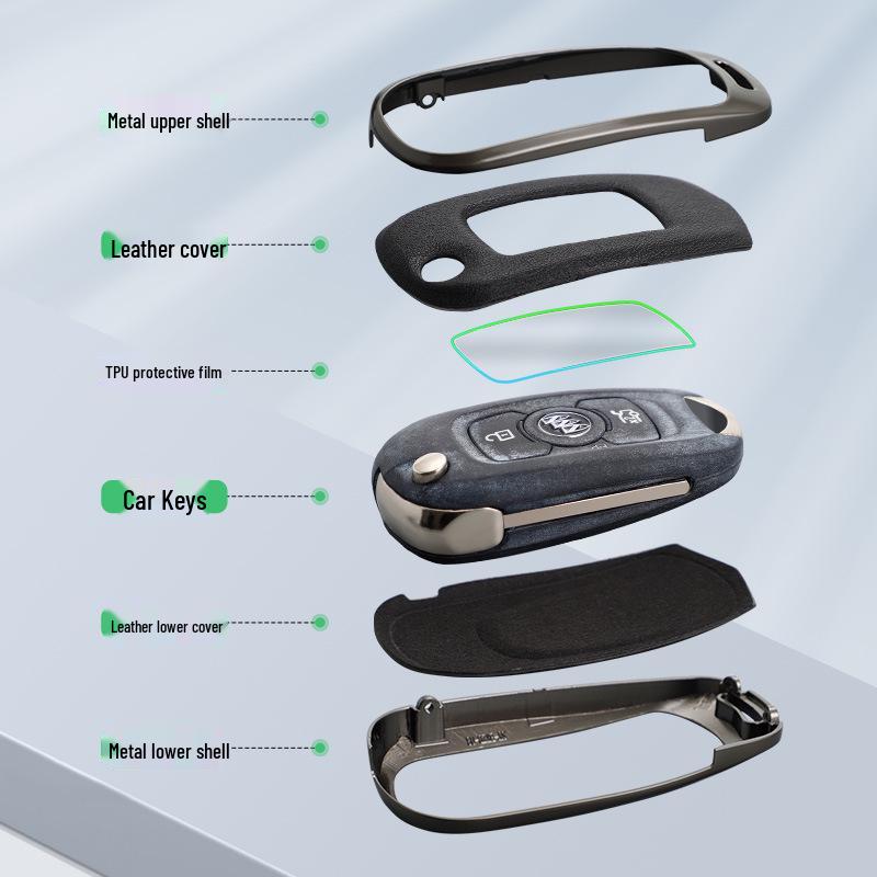 Buick Verano GS Key Case (2016-2017) Metal Protective Shell for Sedan/Hatchback