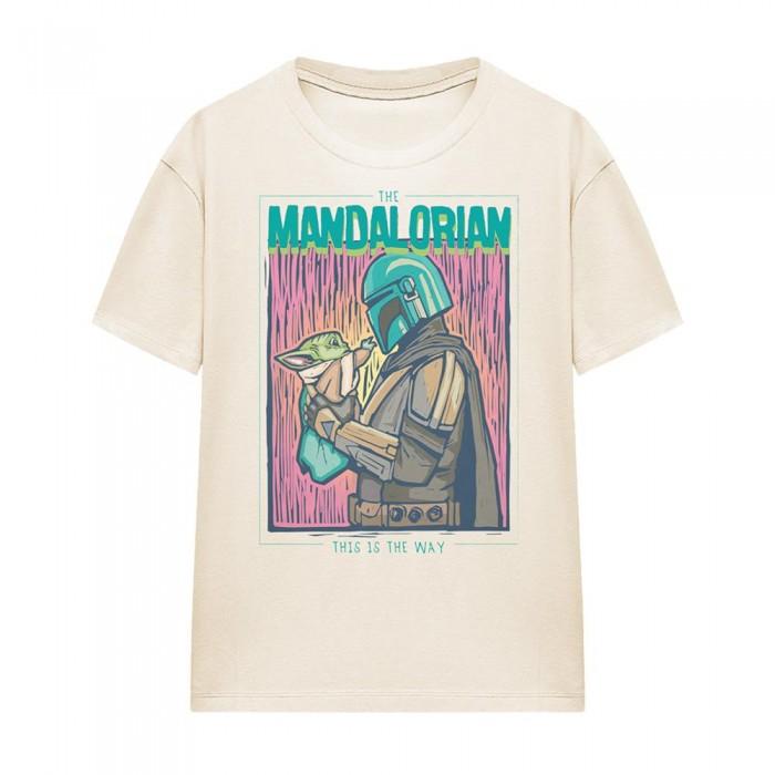 Star Wars The Mandalorian Womens/Ladies This Is The Linocut Way T-Shirt