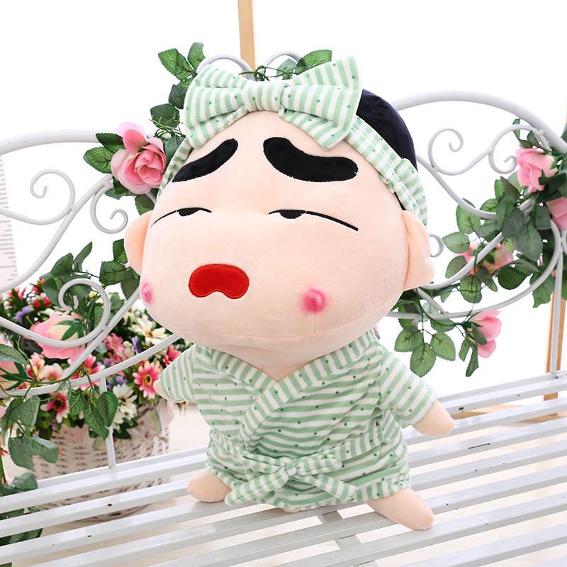 Плюшевая игрушка Шин Чан в халате, с разными выражениями лица, мягкая кукла, подарок для девочки