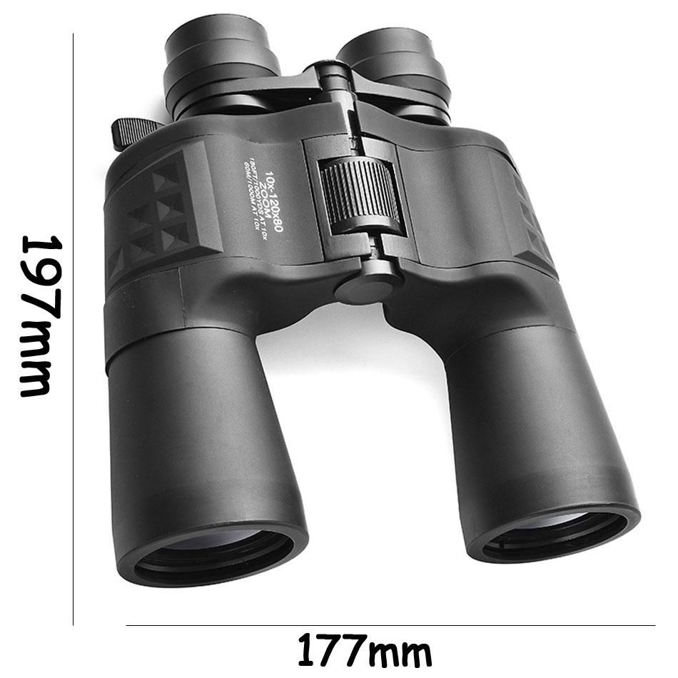 Maifeng 10-120X80 Дальнобойные Бинокли с Мощным Зуммированием Высокого Увеличения Охотничий Телескоп Призмы Порро Оптические Очки 50мм 11мм