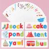 Montessori Alphabet Spelling Word Wooden Math Toys Kids Educational Teaching English Alphabet Cards Puzzle Game Learning Toys