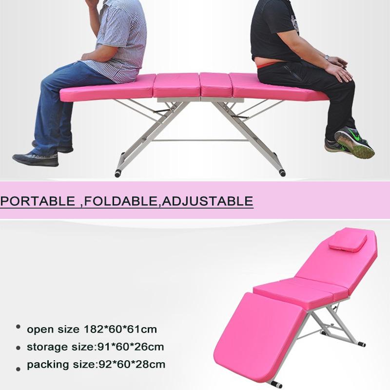 Складной массажный стол, кровать, спа, тату-диван, салон красоты, портативные эстетические носилки для