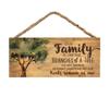 Милая деревенская подвесная декоративная семейная табличка с приветствием, деревянная табличка с приветствием, дверной знак