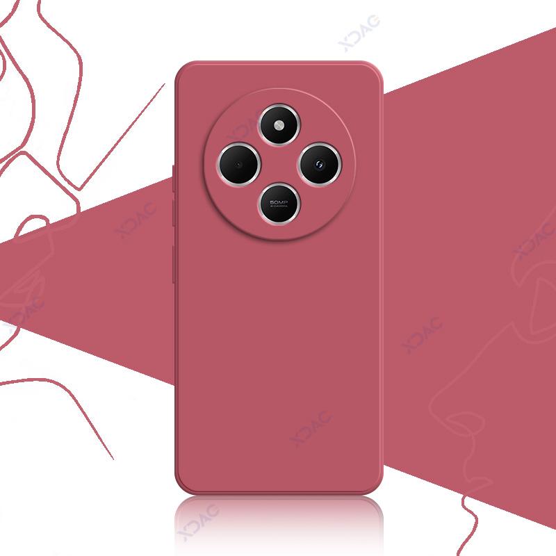 Чехол для мобильного телефона Xiaomi Redmi 14C 14R Redmi14C Redmi14R 5G Global 360 Soft Square Liquid Silicone Waterproof Cover