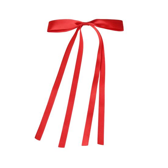 Заколка для волос для девочки, длинная лента, бант, декор, заколка для волос, декоративная заколка для волос на затылок, металлические шпильки, аксессуары для волос на День святого Валентина