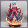 45 см Dragon Ball Goku Супер Сайян Бог Супер Сайян Аниме Фигурка Модель Статуэтка Коллекция для Мальчиков Настольное Украшение Орнамент Игрушки