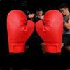 Кожаные перчатки для карате Боксерские перчатки Утолщенные защитные накладки для тхэквондо Нескользящие перчатки для кикбоксинга Эргономичные Для взрослых Детей