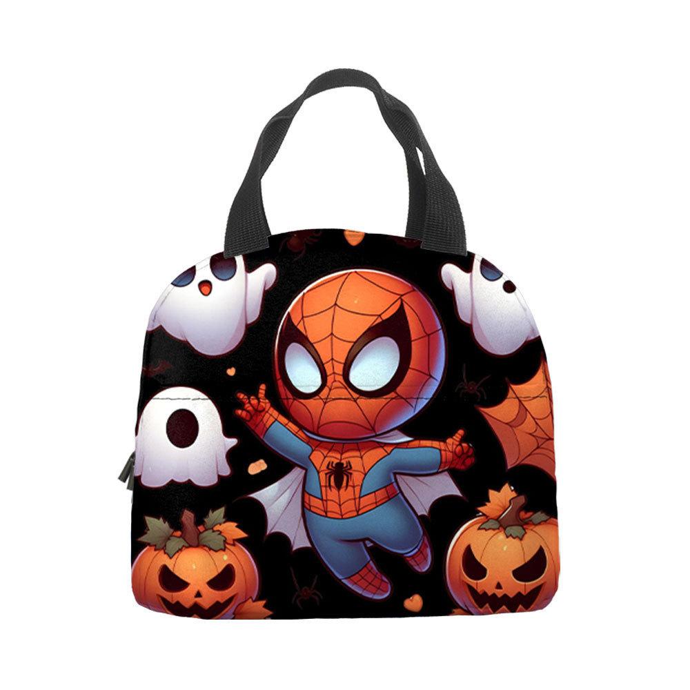 Spider-Man Handheld Bento Bag Insulation Bag Lunch Box Bag Lunch Bag with Lunch Bag Lunch Box Storage Bag