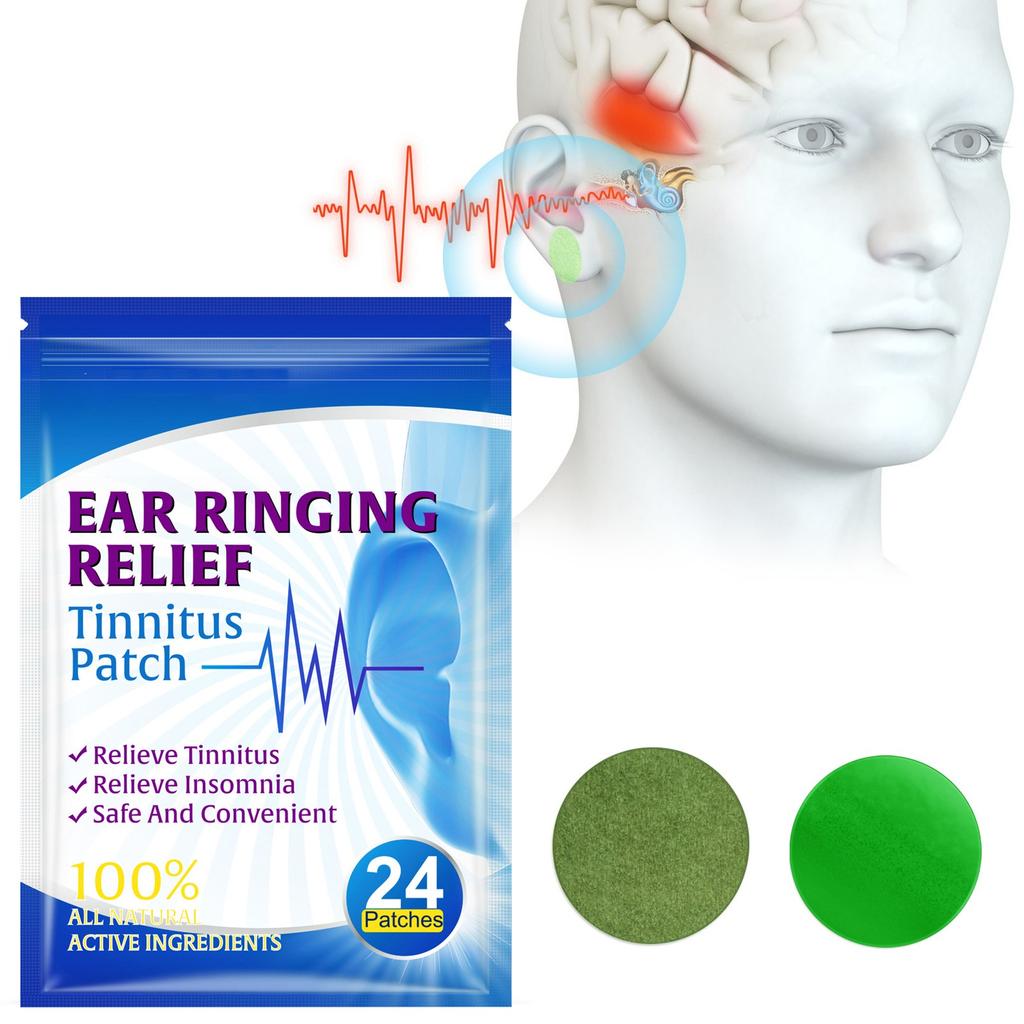 Портативные наклейки от укачивания для взрослых и детей от шума в ушах, укачивания, морской болезни, наклейки на уши 24 шт.