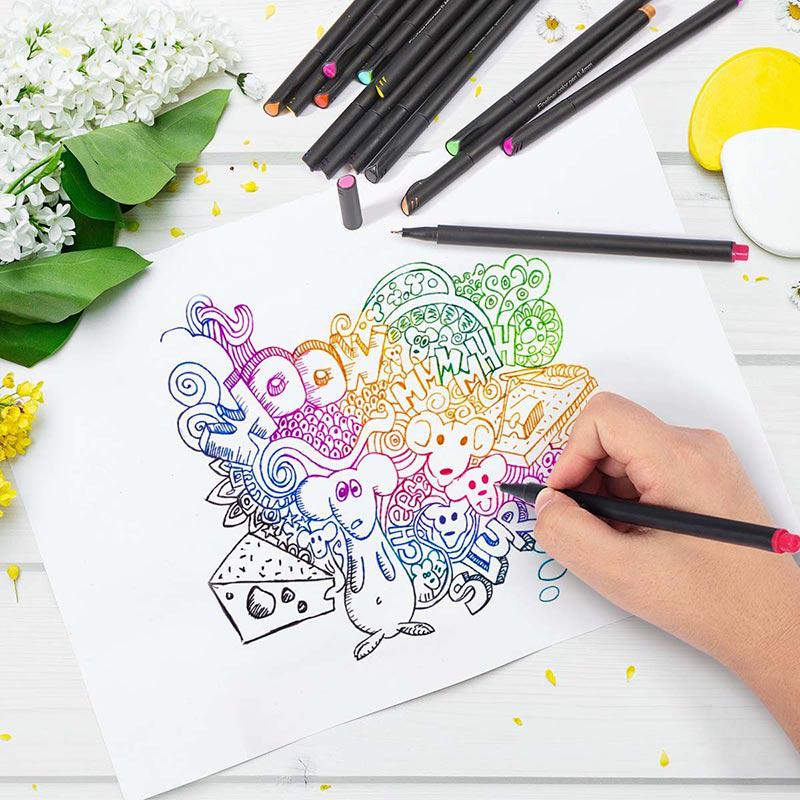 Маркеры для рисования 24 цвета