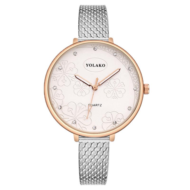 Обработка на заказ мода алмазная печать женские часы женские часы пластиковый ремень кварцевые часы женская модель