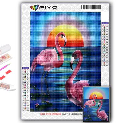Алмазная вышивка животное Фламинго 5D DIY Алмазная картина вышивка крестом горный хрусталь