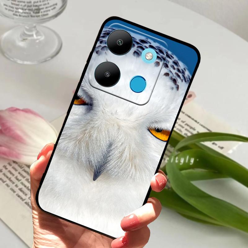 Для Infinix Smart 7 Чехол Роскошный Силиконовый ТПУ Мягкий Телефон Черный Чехол Чехлы Для Infinix Smart7 X6515 Funda Защитный Coque Capa