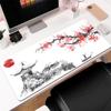Ink Cherry Blossom Mouse Pad Large Office Desk Pad Life Black and White Series Mouse Pad Rubber Non-slip