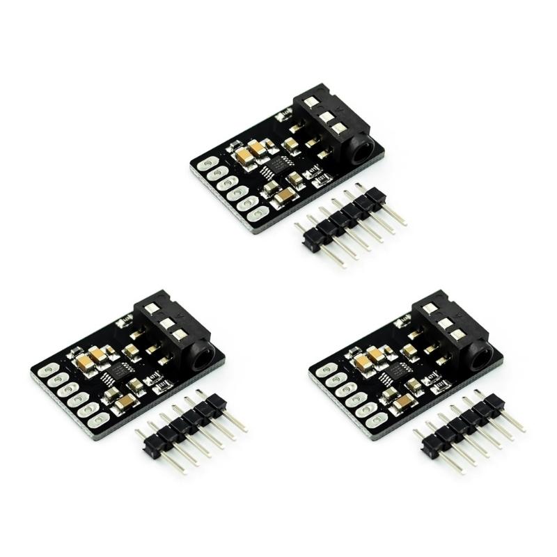 Professional Stereo Audios Converters Module with 24Bit/192kHz Resolution Low Noise Design Flexible 3.3 v/5V Power