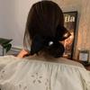 Versatile Pearl Bow Hair Loop Elastic Ponytail Hair Loop Fashion Headstring  Women Girl