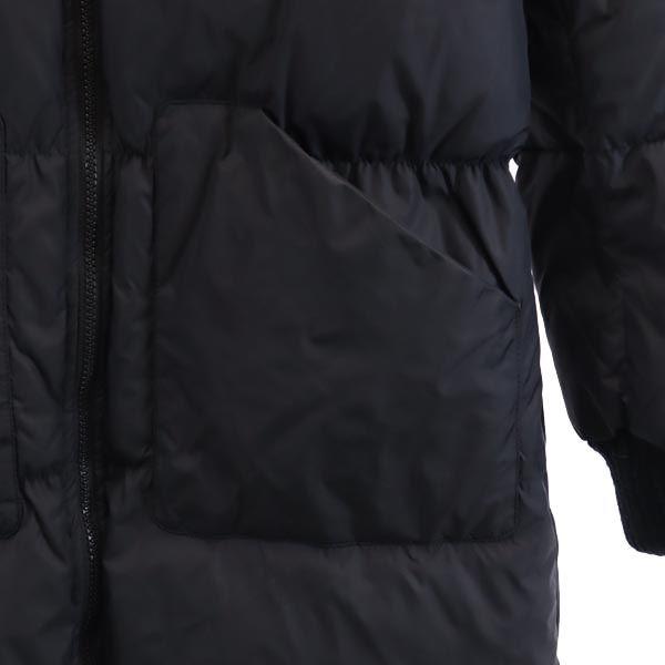 Пуховик BCBGMAXAZRIA S Черный серия капюшон Женский Б/У