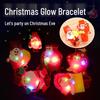 Glowing Christmas Necklace and Halloween Brooch Set with Flashing Watch and Ring