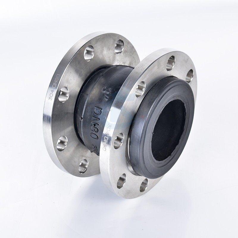 ShuangHeng 304 Stainless Steel Flanged Rubber Expansion Joint