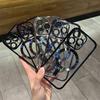 Роскошное покрытие Для чехла с беспроводной зарядкой Magsafe Для iPhone 16 15 14 13 12 17 Pro Max Plus 16E Прозрачная мягкая магнитная силиконовая крышка