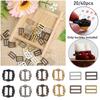 Girls Toys 4 Colors Tri-glide Buckle Doll Bags Accessories Pattern Belt Buttons Diy Dolls Buckles