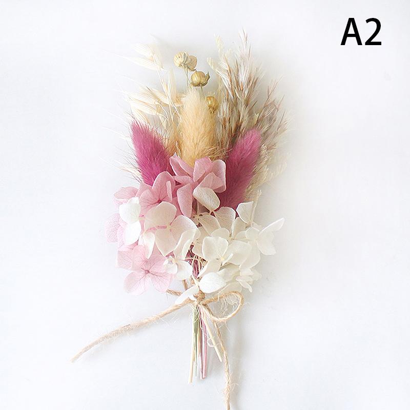 1 шт. Мини-букет из натуральных сухих цветов, бутоньерки для жениха, бутоньерки для подружек невесты, брошь для корсажа, рождественский свадебный декор