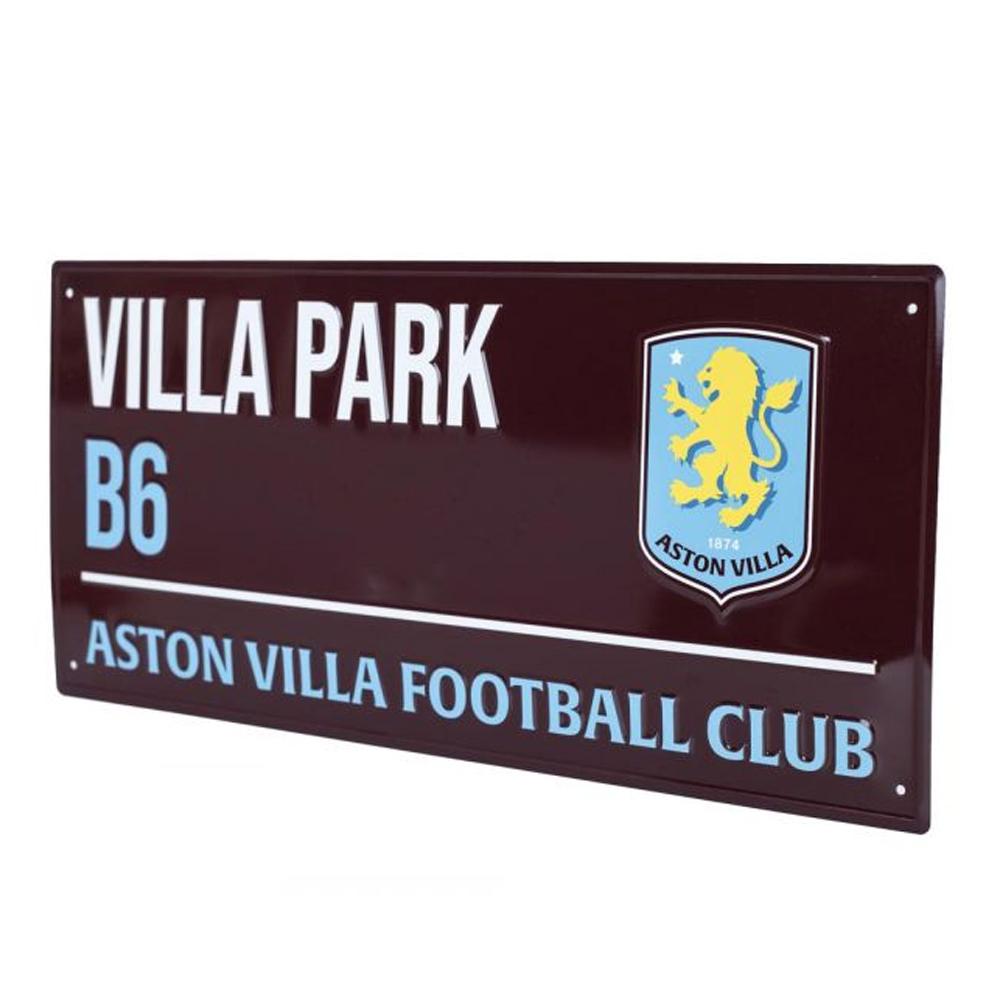 Aston Villa FC Villa Park Metal Street Sign