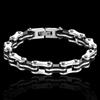 Design Personality Punk Stainless Steel Bracelet For Men's Motorcycle Bike Bicycle Chain Men Jewlery Bangle Friendship Gift