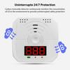 2 Packs Carbon Monoxide Detectors Portable CO Alarm Detector Monitor with LCD Digital Display Sound