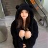 Lamb Wool Bear Ear Hooded Sweatshirt Jacket Women Autumn Winter Thick Plush Coat