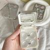 Two Pack Contact Lens Case For Girls Portable Mini Contact Lens Box Storage Kit